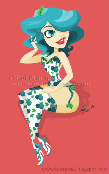 Blueberry Pin up