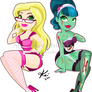 Babydollz lingerie pin ups