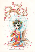 Watercolour Geisha