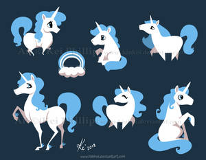 blue unicorns