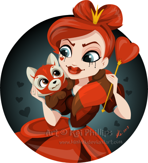 Red Queen And red panda