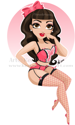 kittens kouture Pin up