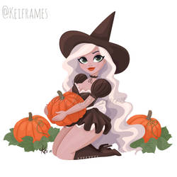 Pumpkin spiced pinup