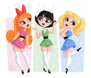 Powerpuff girls redraw