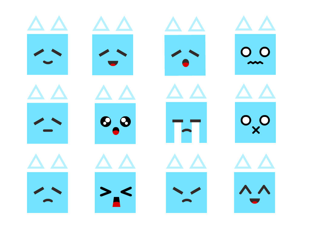 Cube Emotes Cube Emojis by StickmanDude2009 on DeviantArt
