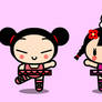 Pucca and Ching as Ballerinas