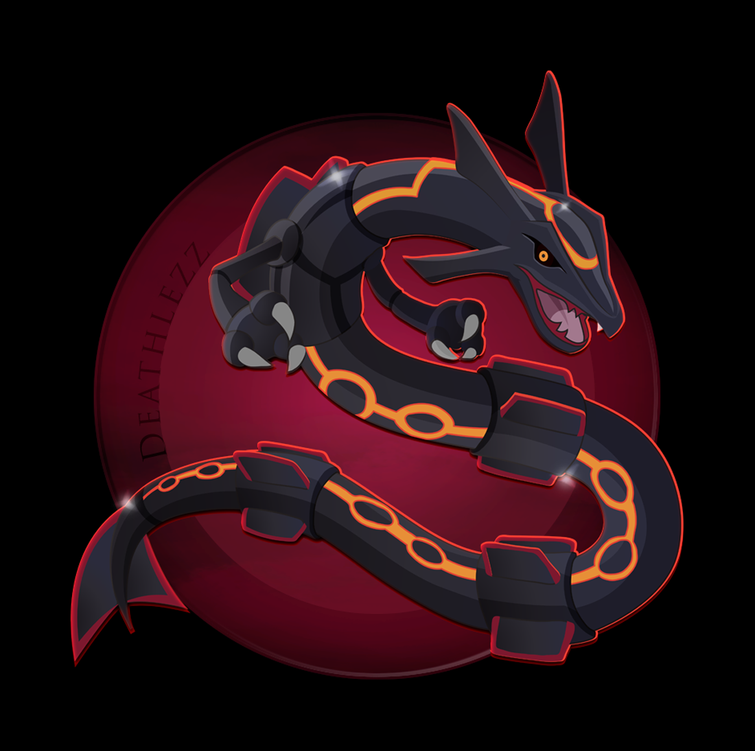 Shinon's art blog — Commission: Shiny Rayquaza