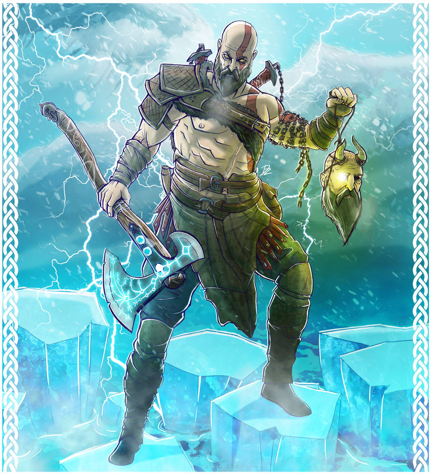 Мимир God of War Art