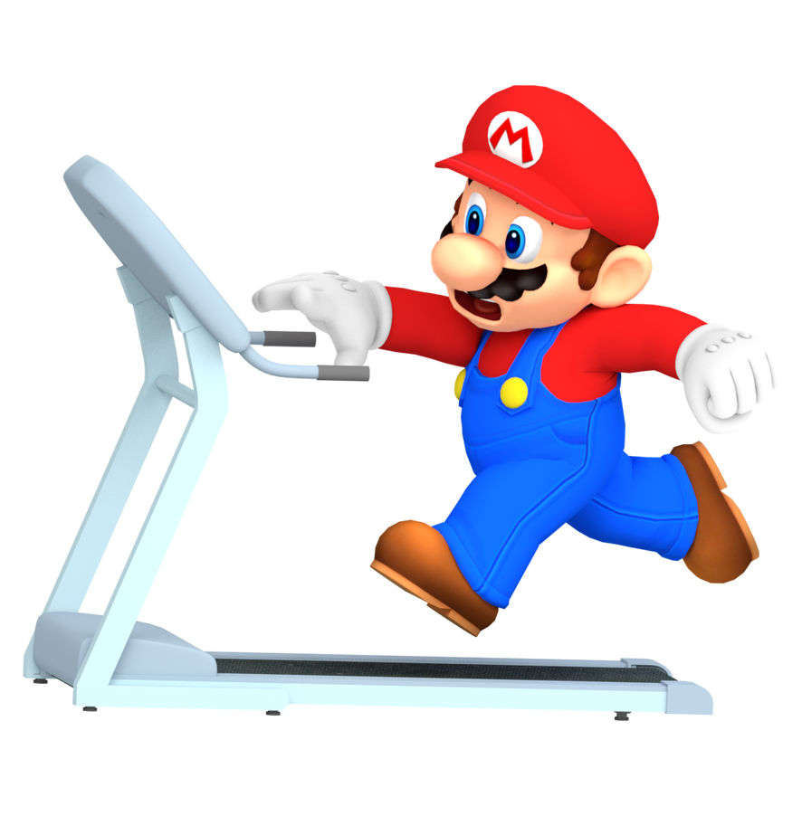 Mario on Treadmill by Nintega-Dario on DeviantArt