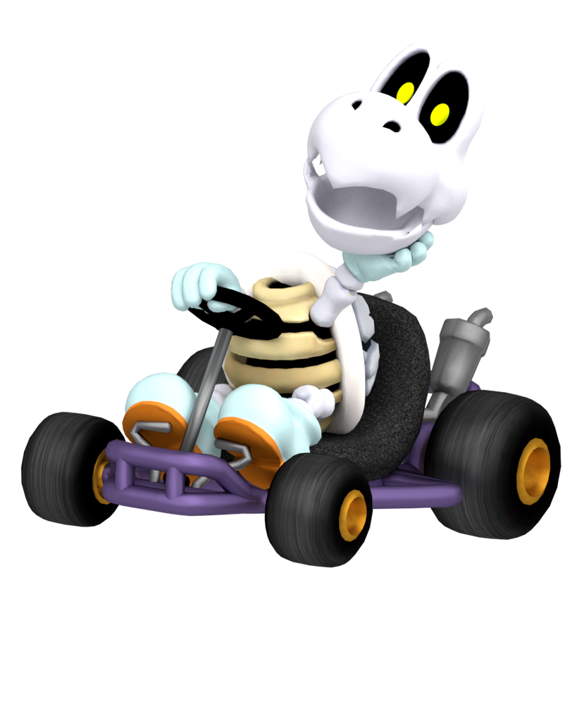 Dry Bones in Kart by NintegaDario on DeviantArt