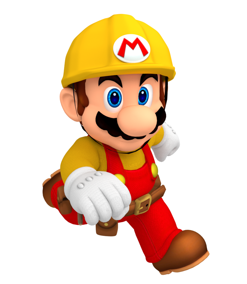 Builder Mario Render (Super Mario Maker) by Nintega-Dario on DeviantArt