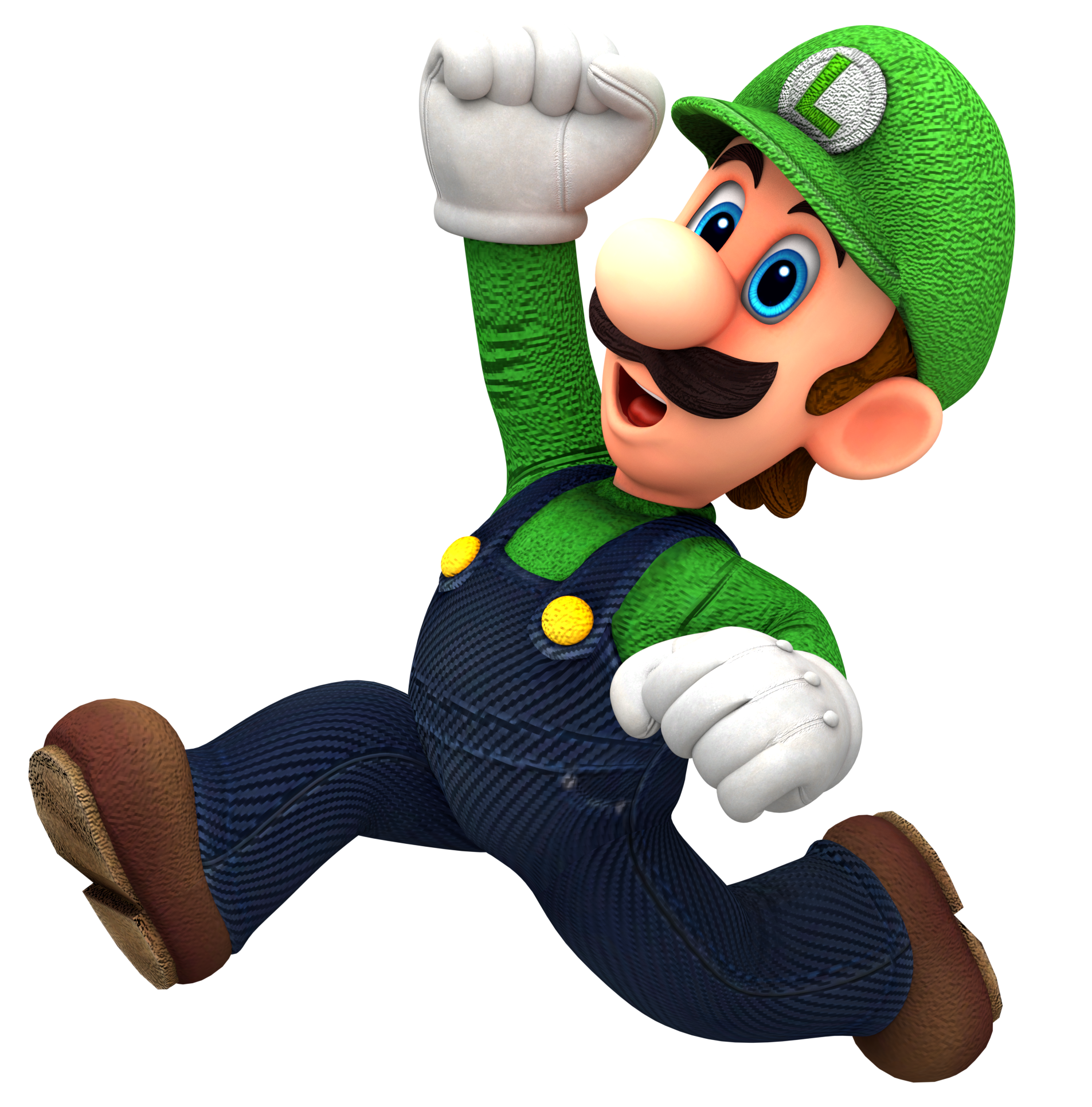 Odyssey Luigi Jump Render.