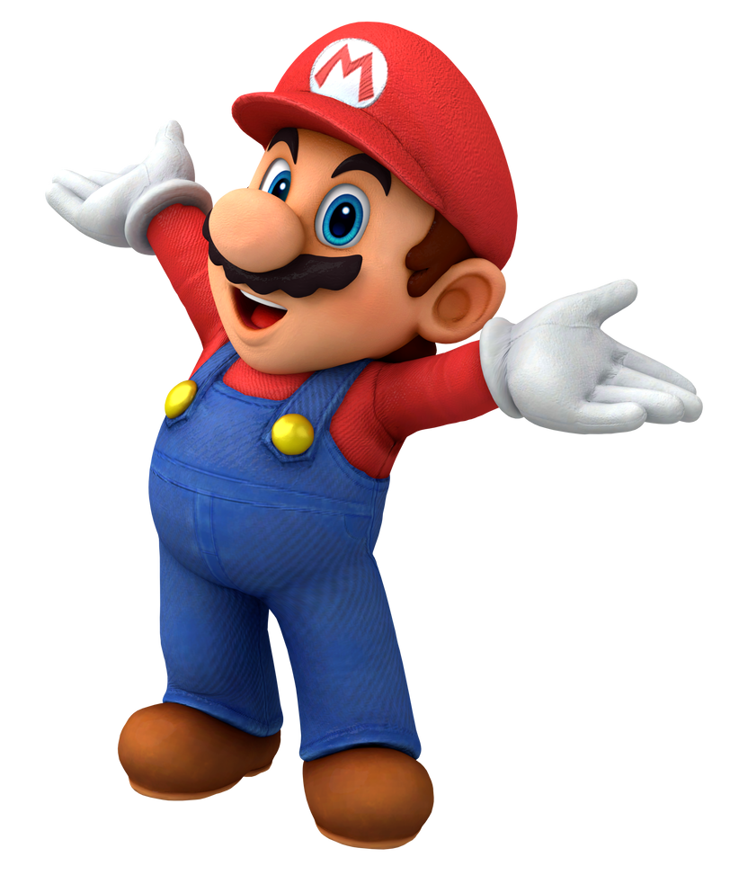Super Mario Party Mario Render