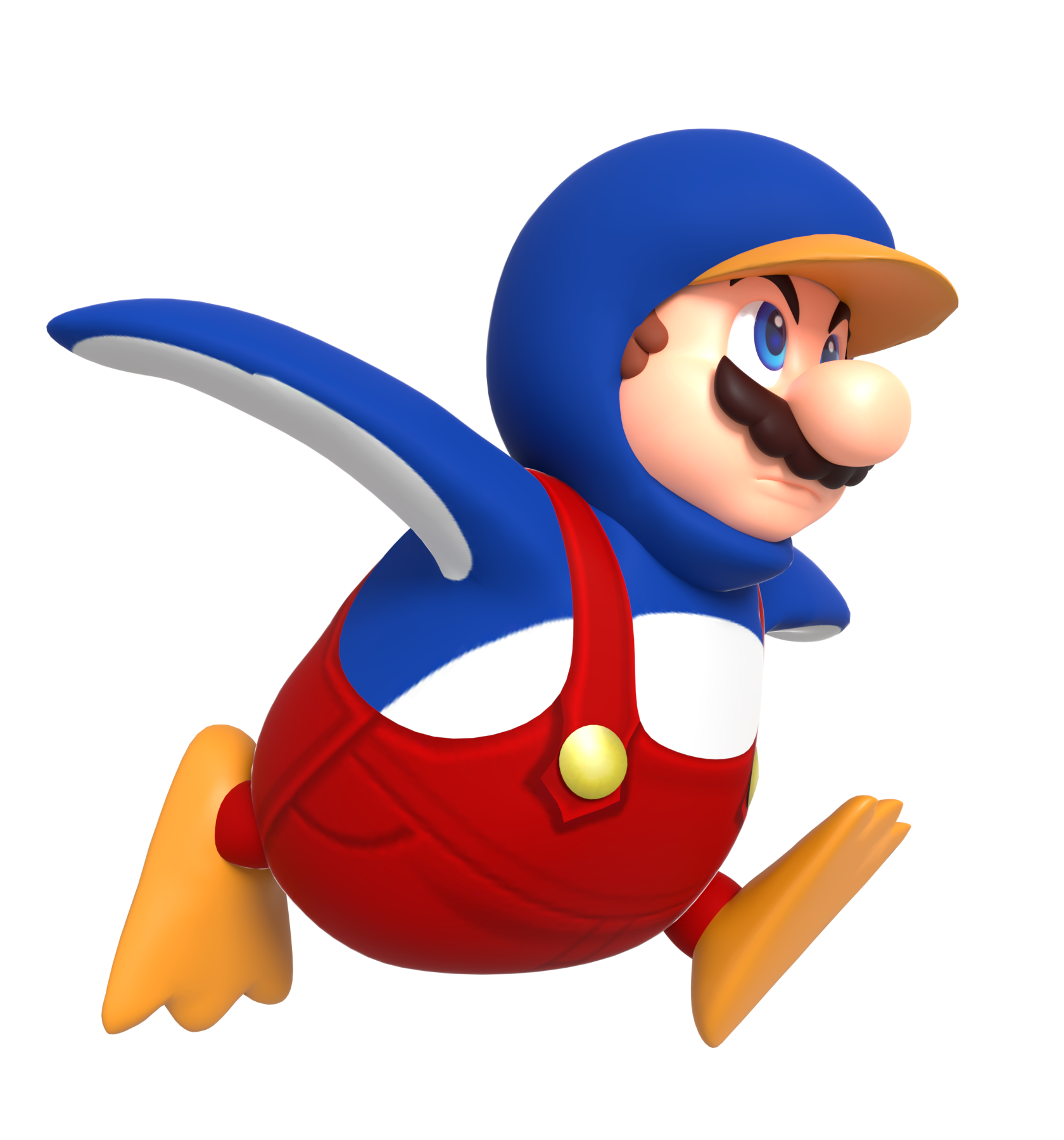 Penguin Mario Render by NintegaDario on DeviantArt