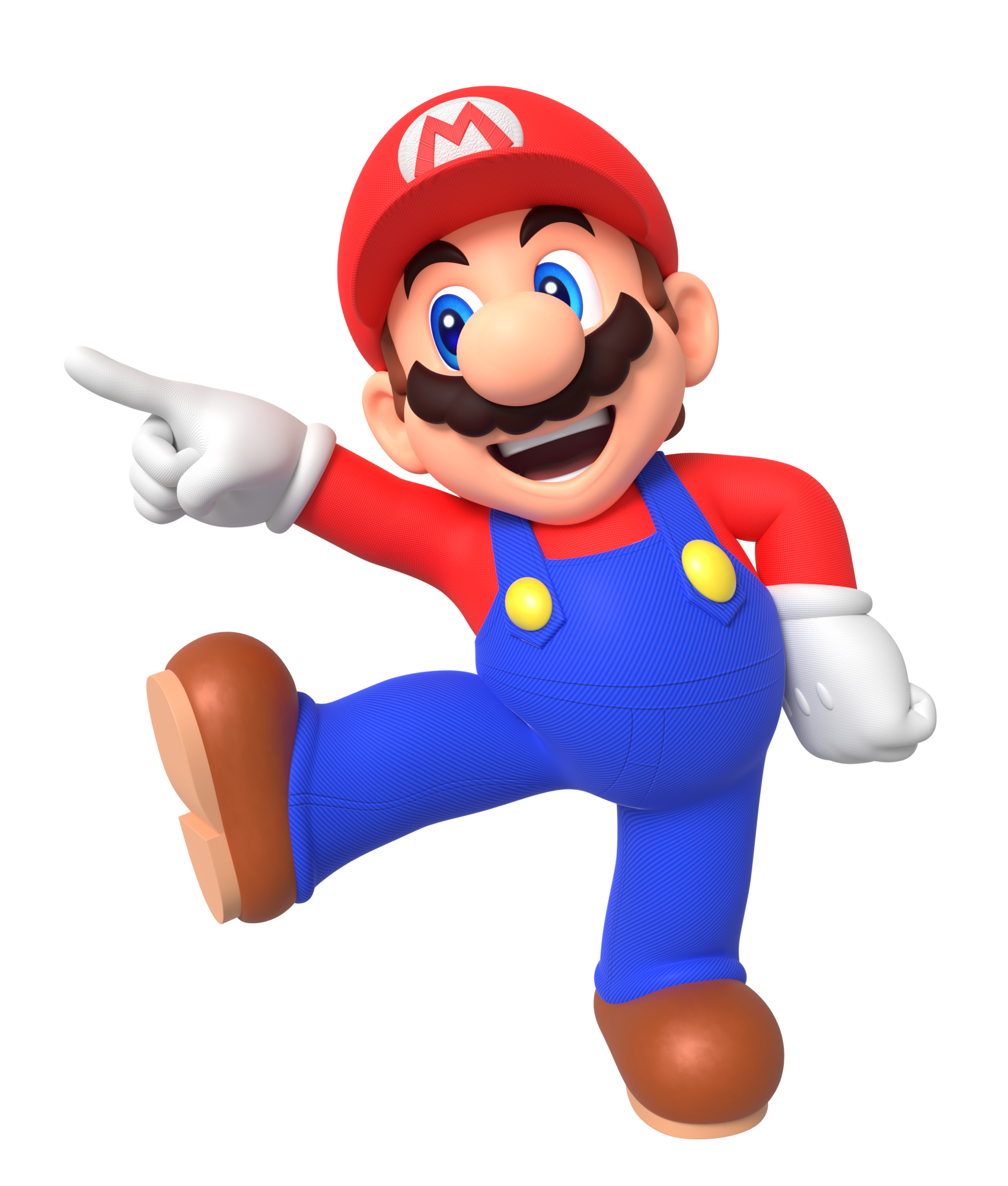 Mario Pointing At Rope Mario Pointing with Arm and Leg (Render) by Nintega-Dario on DeviantArt