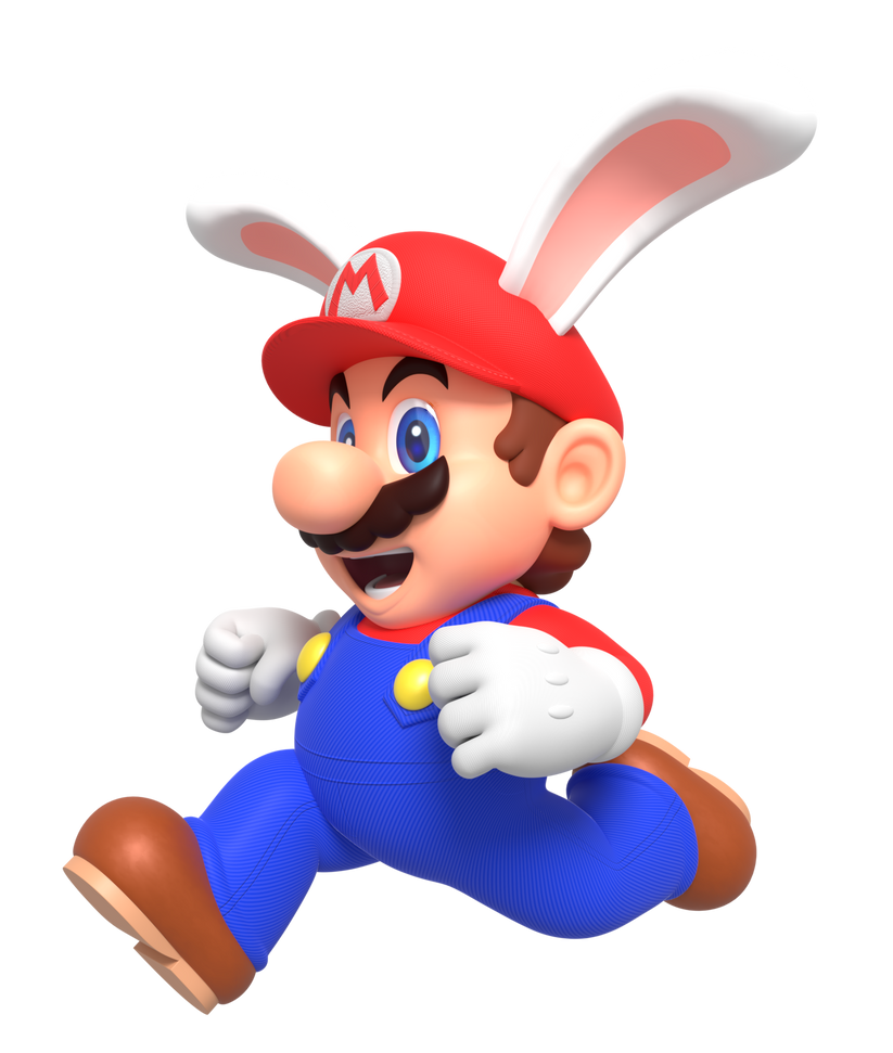 Rabbit Mario Render by Nintega-Dario on DeviantArt