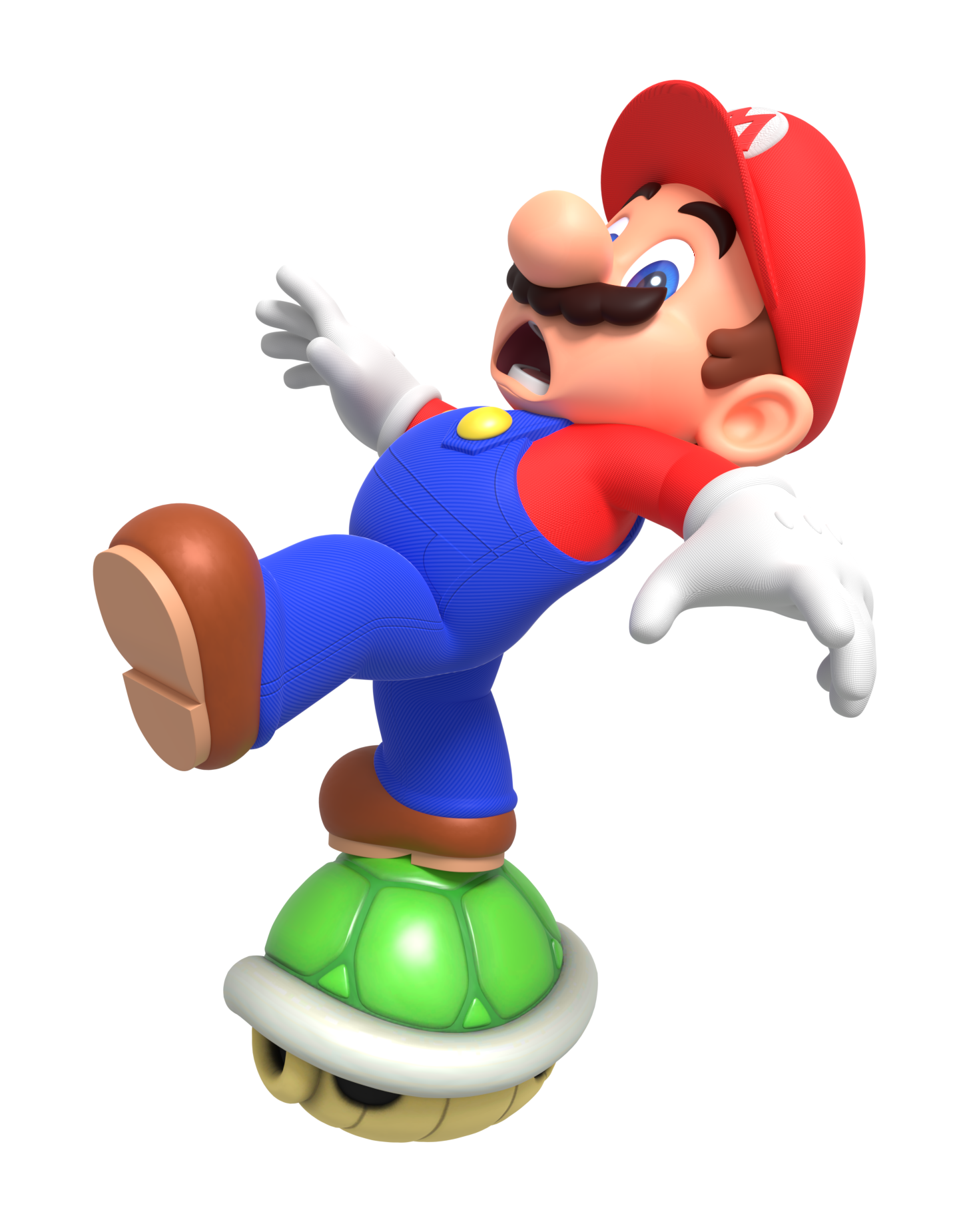 Mario Riding Shell Mario Trying to Balance on a Shell Render by Nintega-Dario on DeviantArt