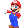 Mario Holding His Arm Out Render