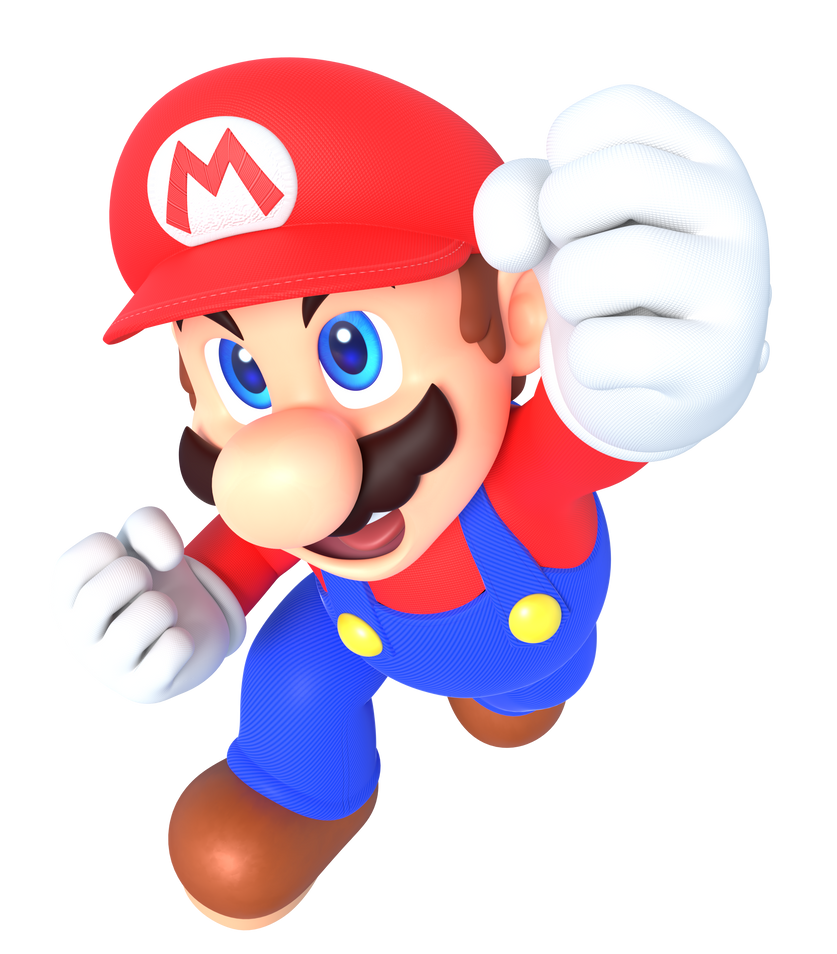 Mario Party 1 Cover Pose Render by Nintega-Dario on DeviantArt