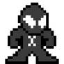 Symbiote Spider-Man Pixel Art by KidKinobi