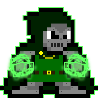 Dr. Doom Pixel Art by KidKinobiPIXS on DeviantArt