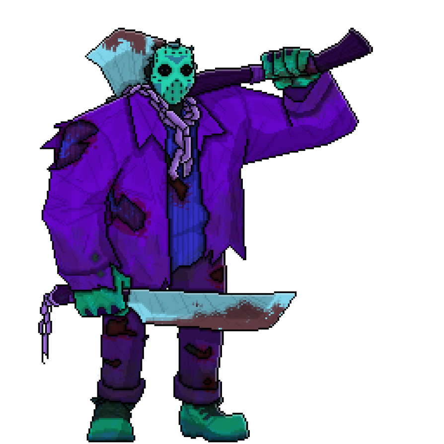 Jason Color Jason Voorhees (Retro Alt Color 1) by KidKinobi on DeviantArt
