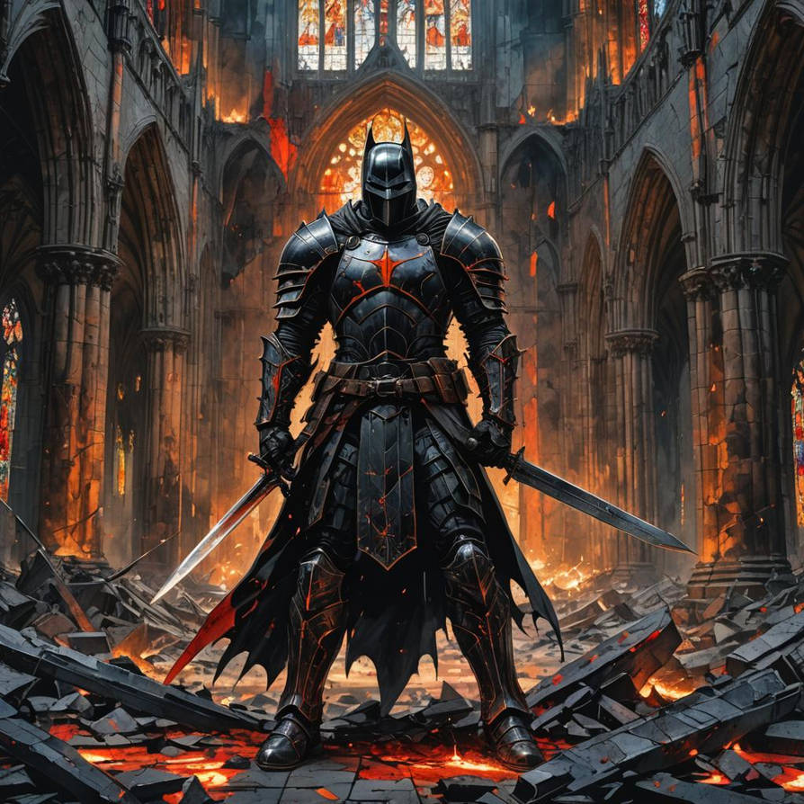 Bad Knight... or... Bat Knight? by NinjeAI on DeviantArt