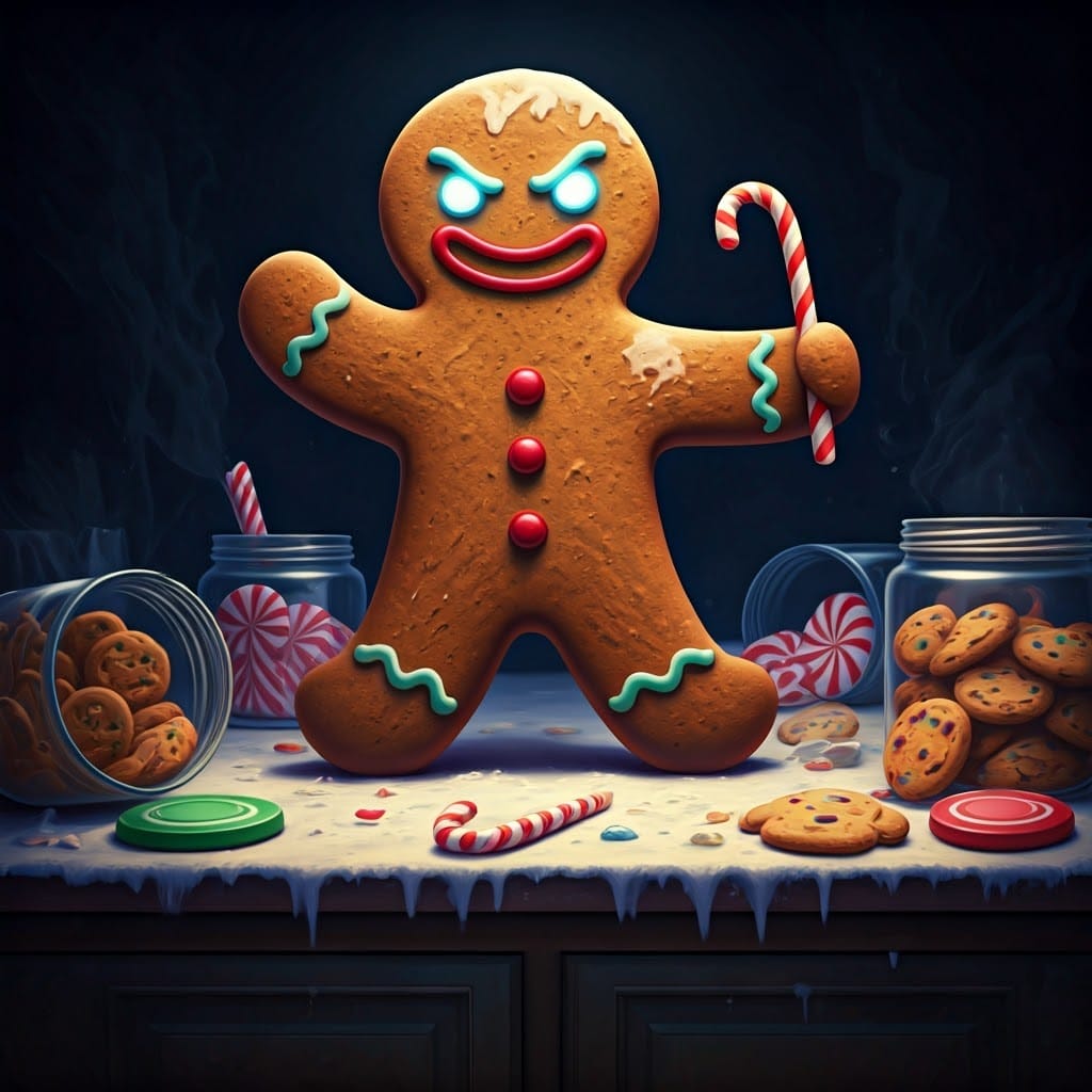 Gingerbread Mans Revenge by NinjeAI on DeviantArt