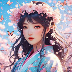 Kimono and Spring Crown 2 (Free)