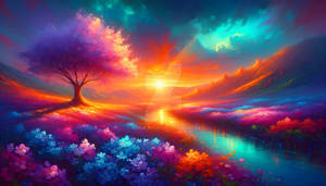 Vibrant Landscape (Exclusive)