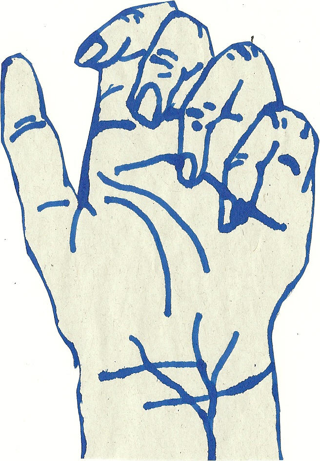 Hand Modified Contour Drawing by Ranita66 on DeviantArt