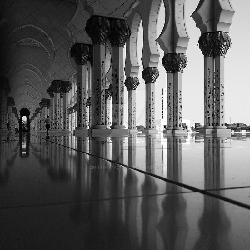 Reflections at Grand Mosque - Abu Dhabi