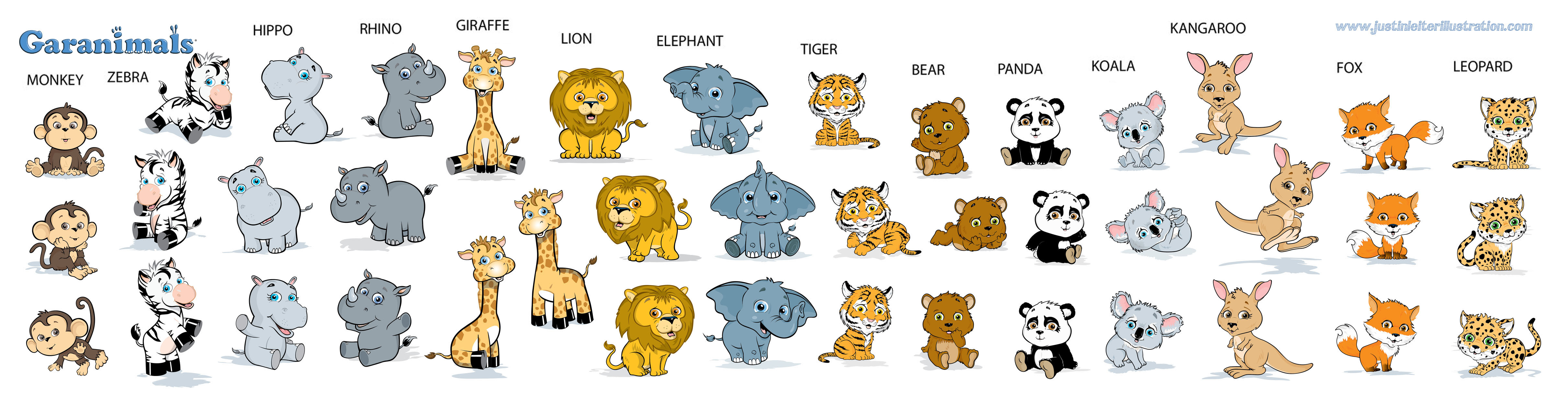 Garanimals Deviantart Garanimals Final Line-up by Kamenliter on DeviantArt