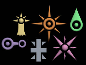 Digimon Crests 3D