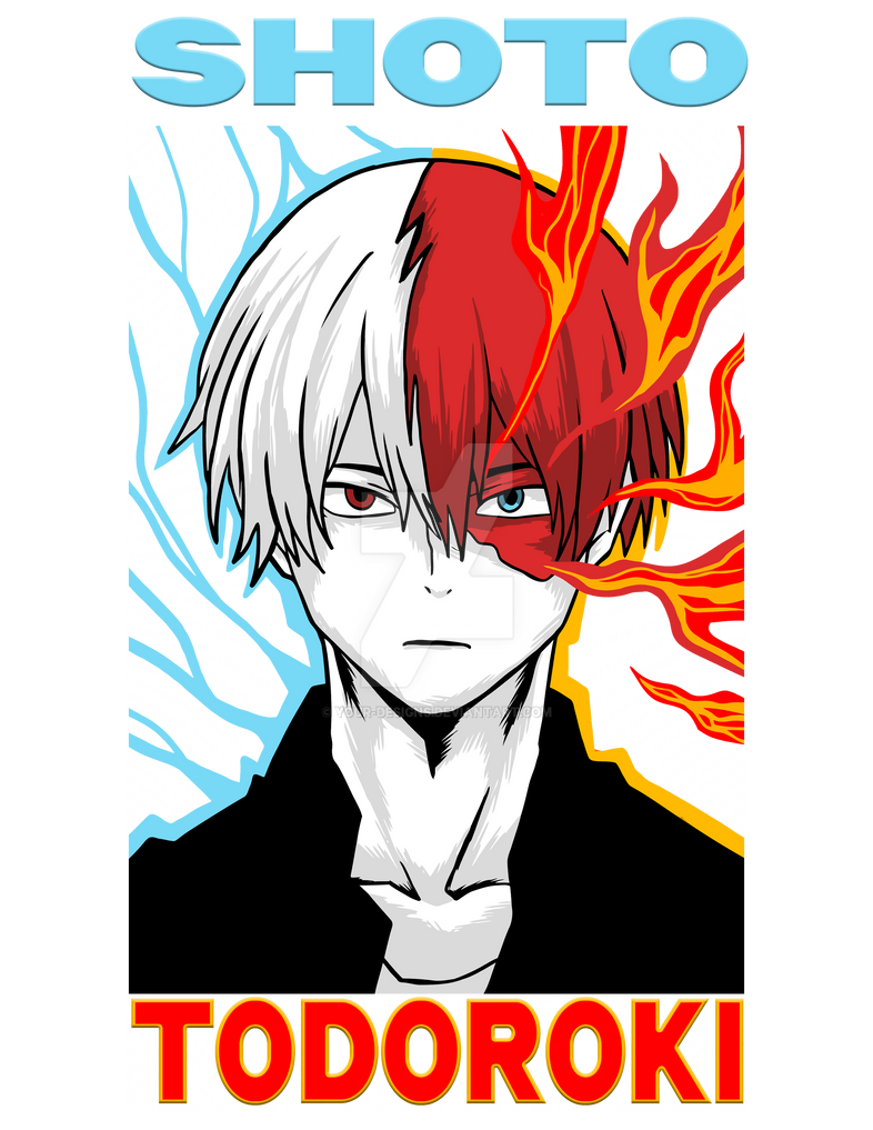 Shoto Todoroki Design by YOUR-DESIGNS on DeviantArt