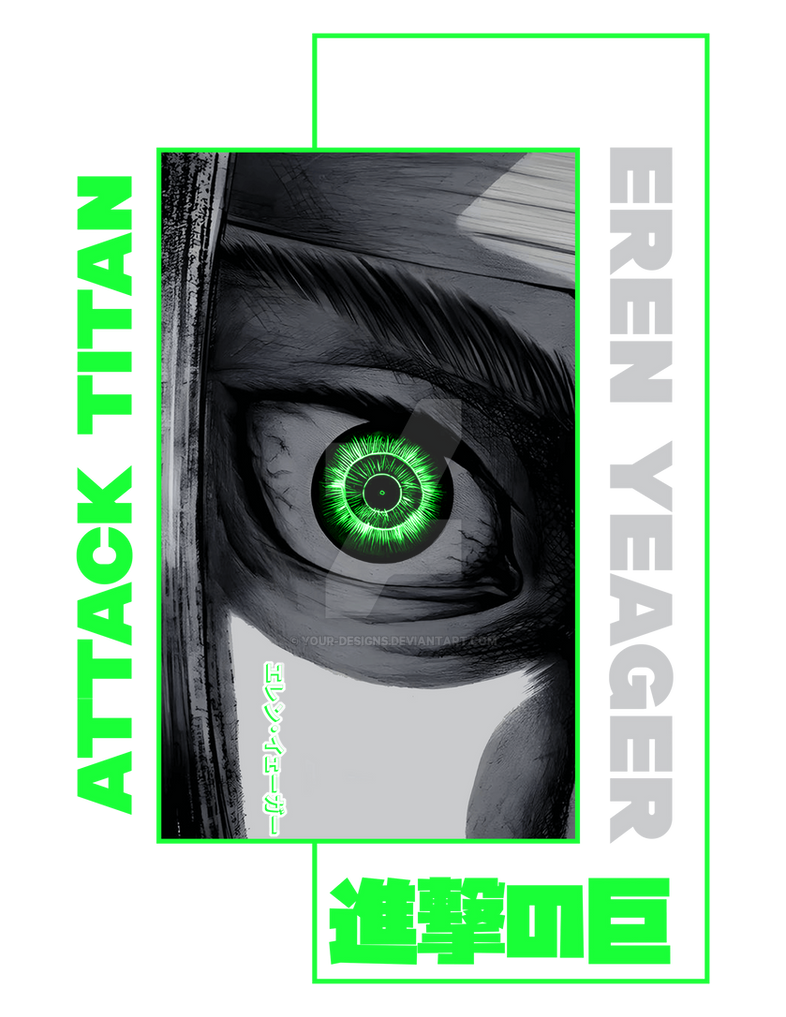 Eren Yeager Design by YOUR-DESIGNS on DeviantArt