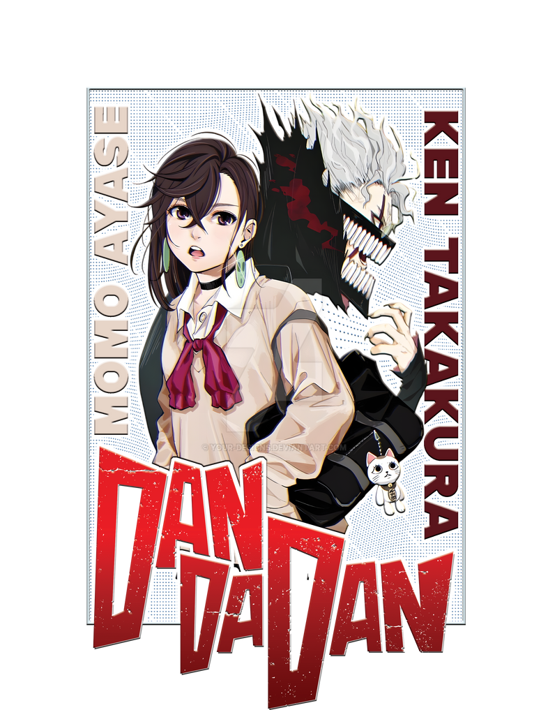 Momo Ayase Ken Takakura (Dandadan) Design by YOUR-DESIGNS on DeviantArt