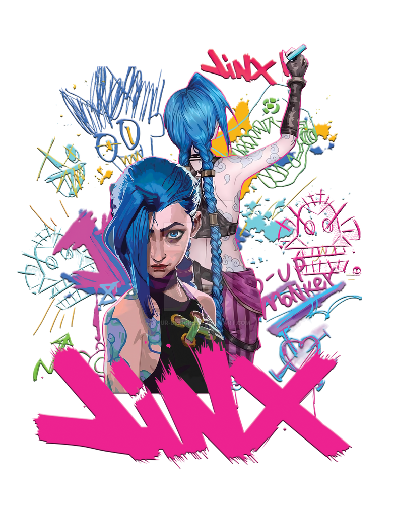 Jinx |Powder|arcane design by YOUR-DESIGNS on DeviantArt