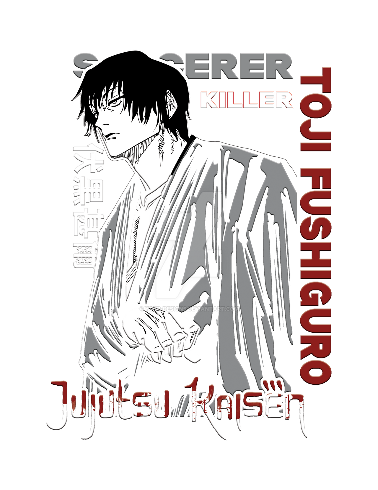 Toji Fushiguro Design By YOUR DESIGNS On DeviantArt toji-fushiguro-design-by-your-designs-on-deviantart