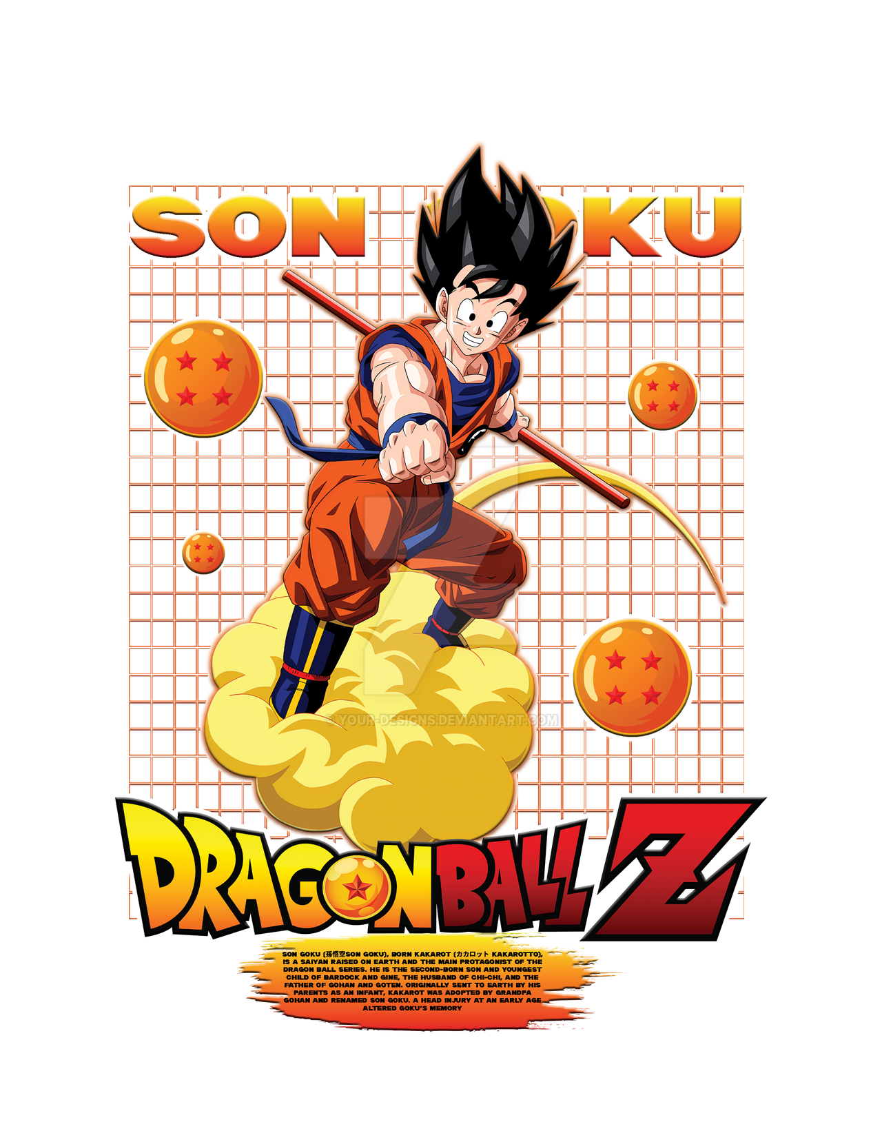 Son Goku Kakarot Design By YOUR DESIGNS On DeviantArt son-goku-kakarot-design-by-your-designs-on-deviantart
