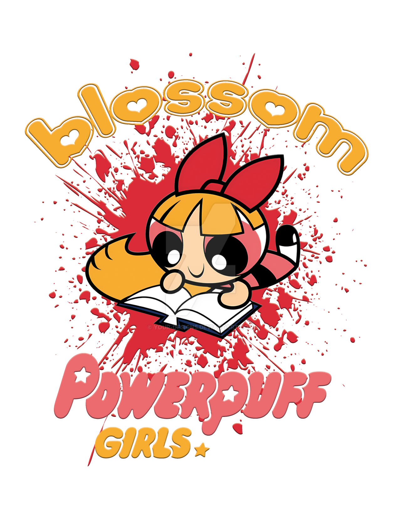 Powerpuff Design Blossom Powerpuff Girls design by YOUR-DESIGNS on DeviantArt