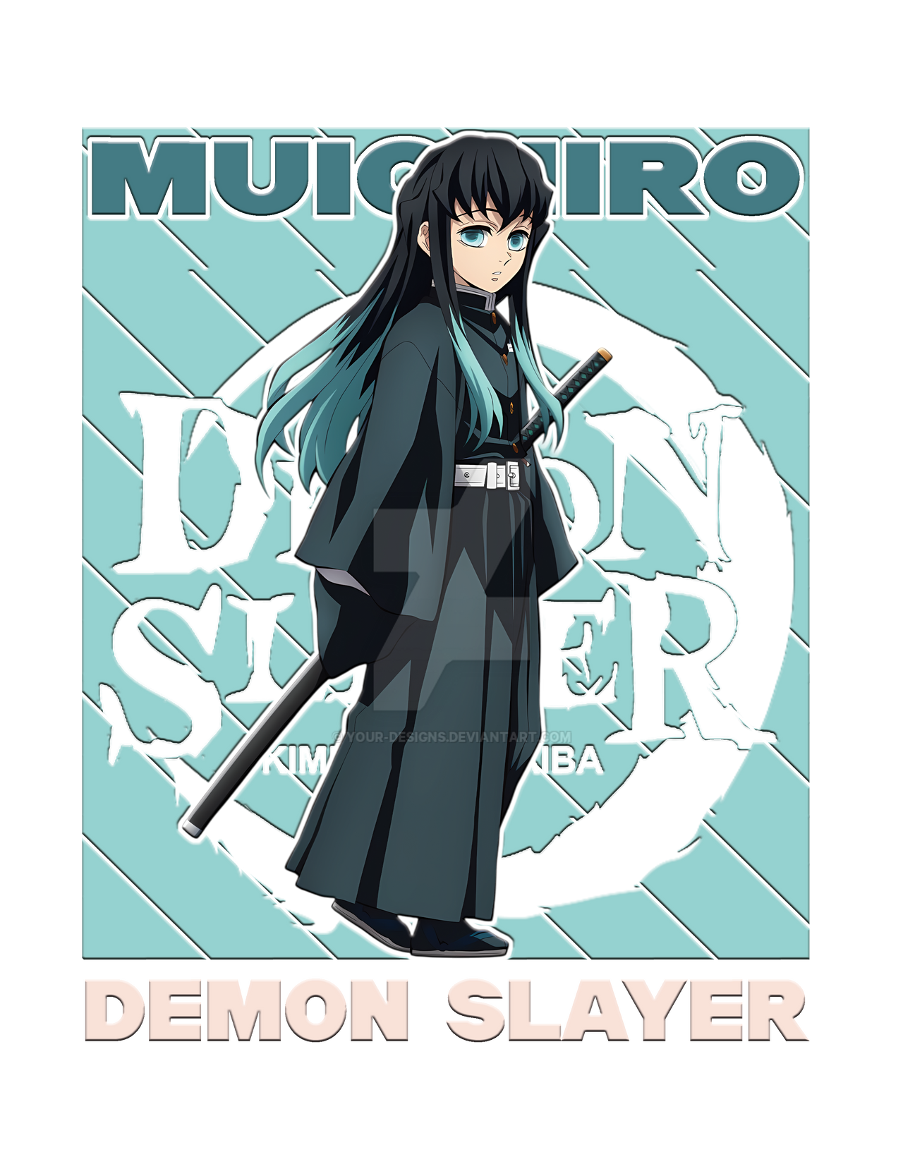 Muichiro Text Muichiro Tokito Design in PNG by YOUR-DESIGNS on DeviantArt
