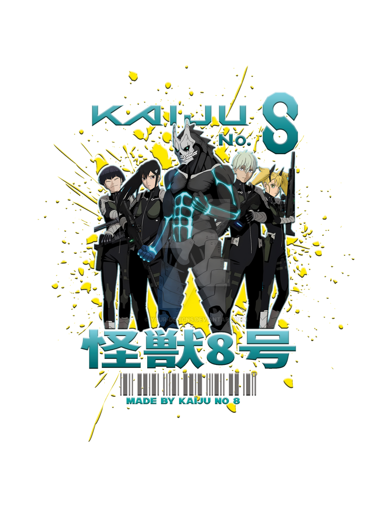 Kayiu Kaiju No 8 design in PNG by YOUR-DESIGNS on DeviantArt