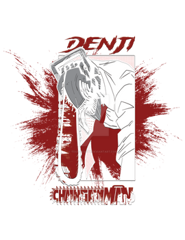 Denji chainsawman design in PNG
