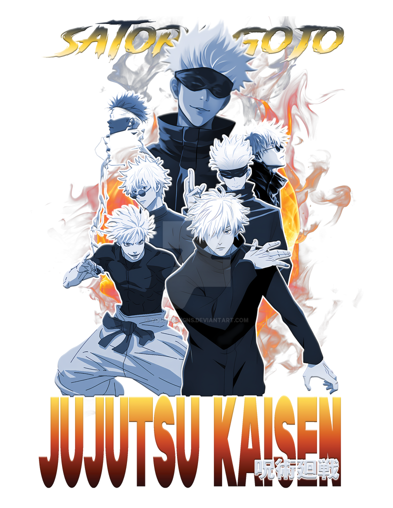 Gojo Satoru Design by YOUR-DESIGNS on DeviantArt