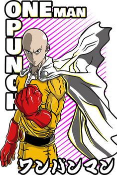 Saitama One Punch Man Design