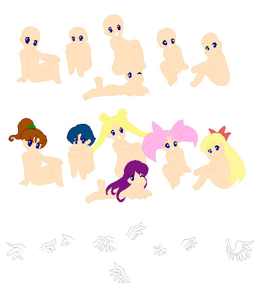 Deviantart Chibi Group Base - Arau Wallpaper