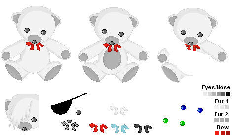 Teddy Bear Base by Jackel-Hydi on DeviantArt