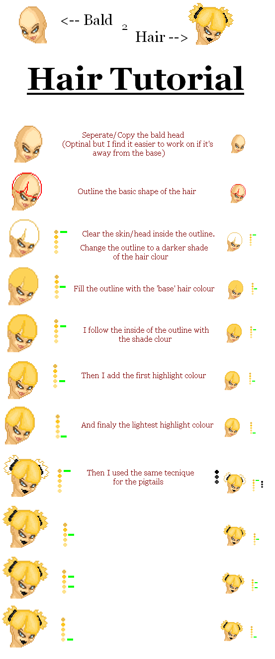 Hair Tutorial by Jackel-Hydi on DeviantArt