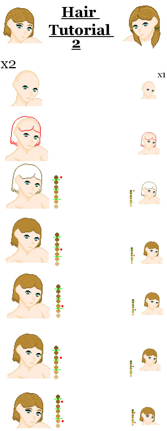 Hair tutorial 2 ? by Jackel-Hydi on DeviantArt